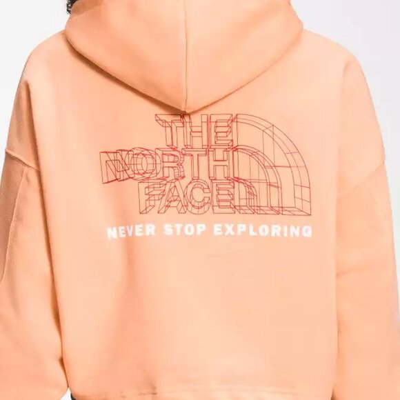 NWT The North Face Coordinates Hoodie with Back Graphic in Apricot XL - Picture 9 of 10